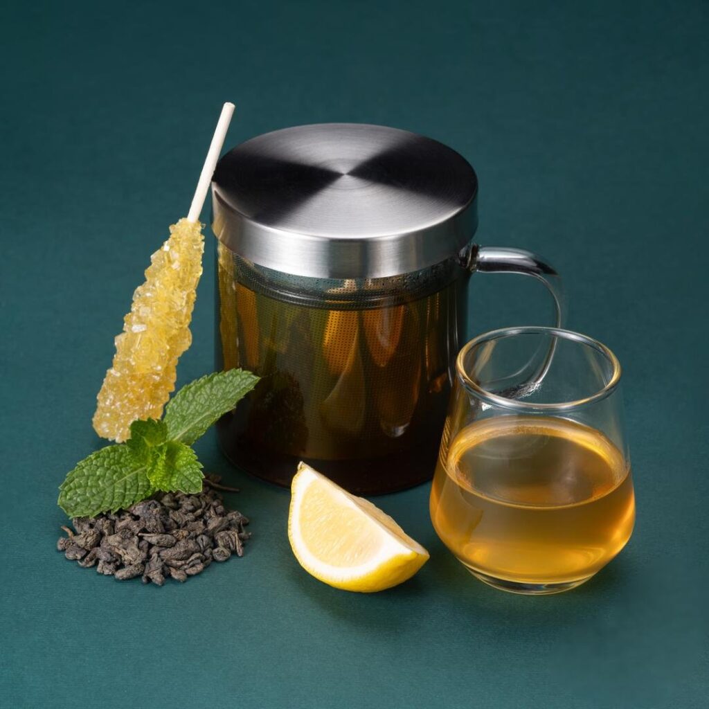 چای سبز و نعناع