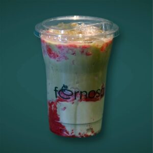 آیس ماچا توت فرنگی