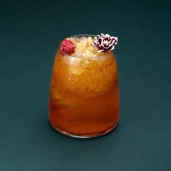 Saffron rose ice tea