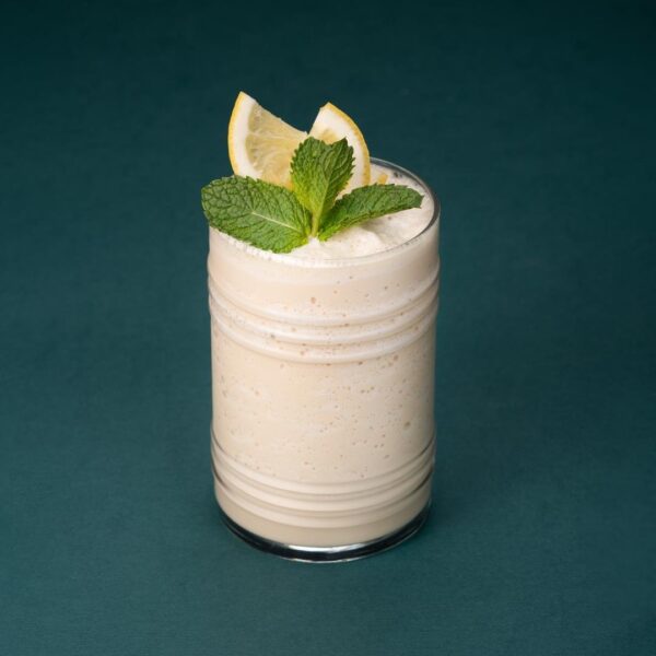 Lemon coffee frappe